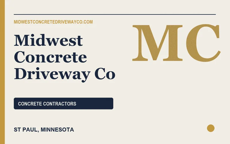 Midwest Concrete Driveway Co in St Paul, Minnesota