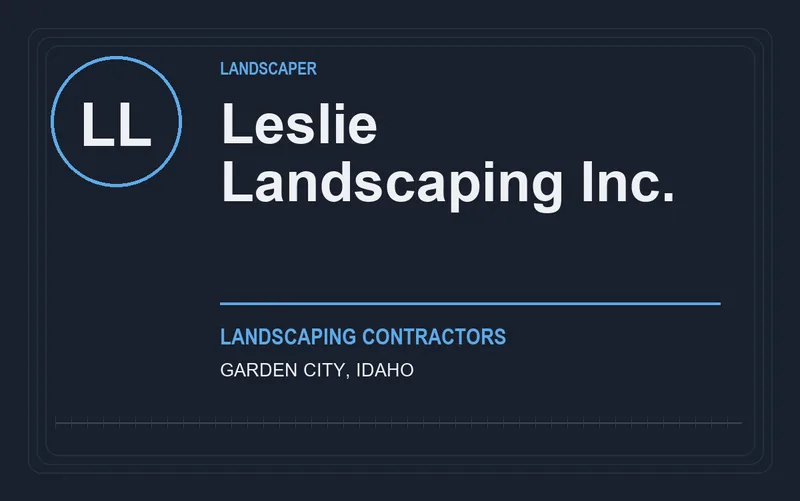 Leslie Landscaping Inc. in Garden City, Idaho
