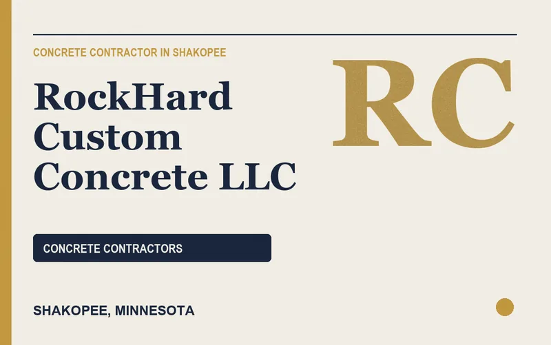 RockHard Custom Concrete LLC in Shakopee, Minnesota