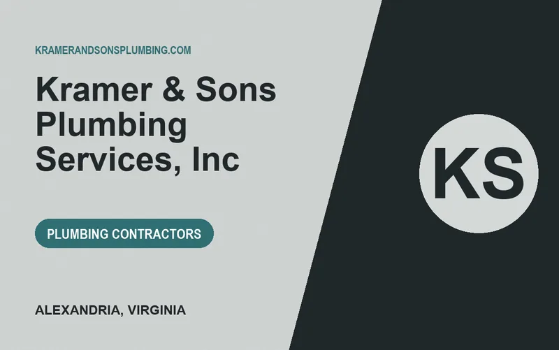 Kramer & Sons Plumbing Services, Inc in Alexandria, Virginia