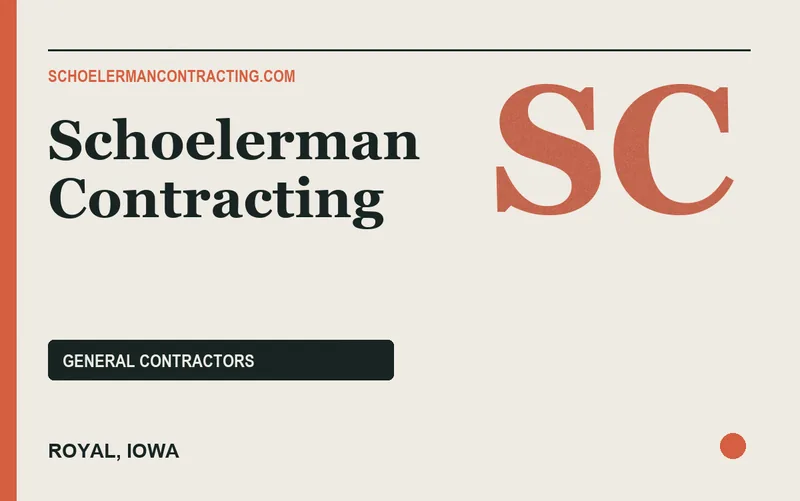 Schoelerman Contracting in Royal, Iowa