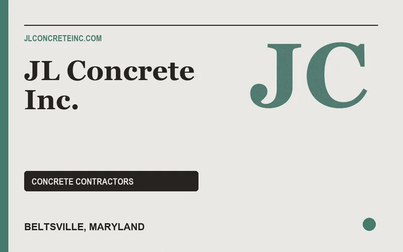 JL Concrete Inc. in Beltsville, Maryland