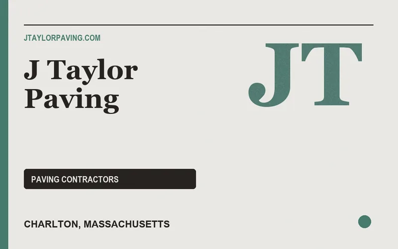J Taylor Paving in Charlton, Massachusetts