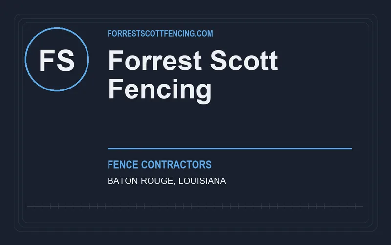 Forrest Scott Fencing in Baton Rouge, Louisiana