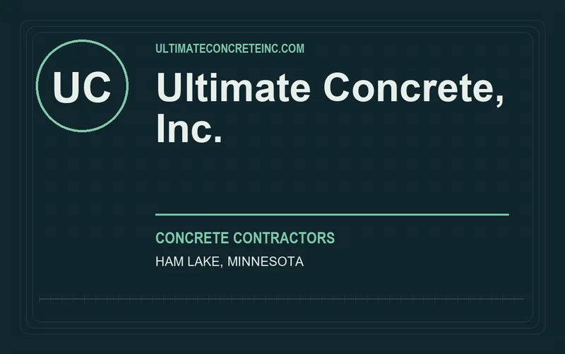 Ultimate Concrete, Inc. in Ham Lake, Minnesota