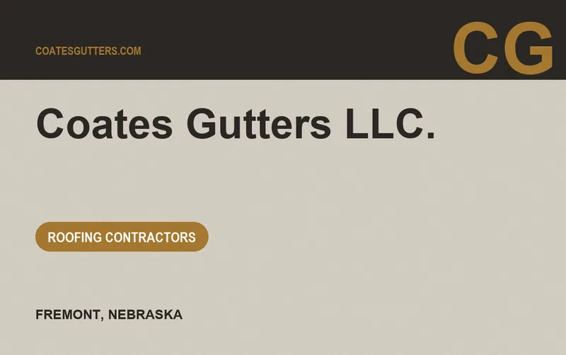 Coates Gutters LLC. in Fremont, Nebraska