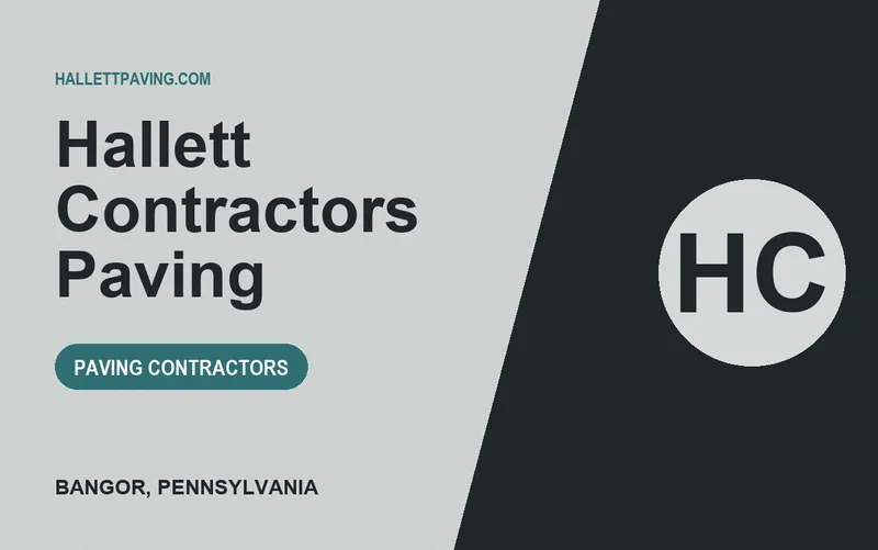 Hallett Contractors Paving in Bangor, Pennsylvania