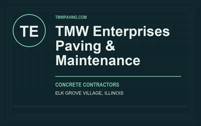 TMW Enterprises Paving & Maintenance in Elk Grove Village, Illinois