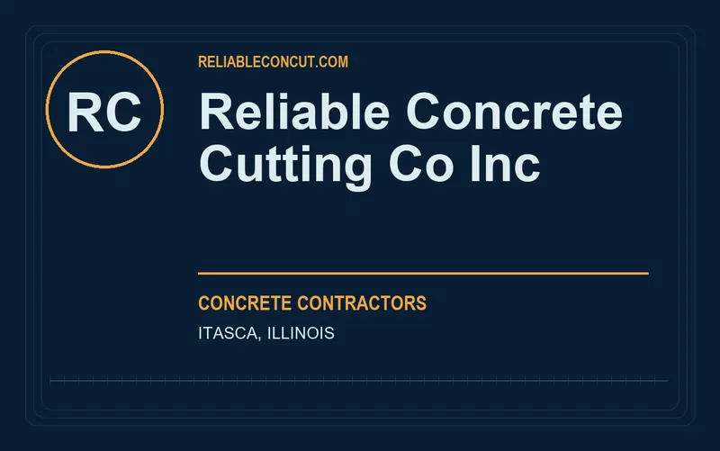 Reliable Concrete Cutting Co Inc in Itasca, Illinois