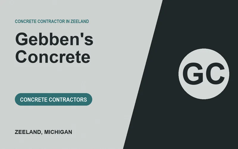 Gebben's Concrete in Zeeland, Michigan