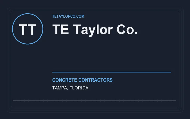 TE Taylor Co. in Tampa, Florida