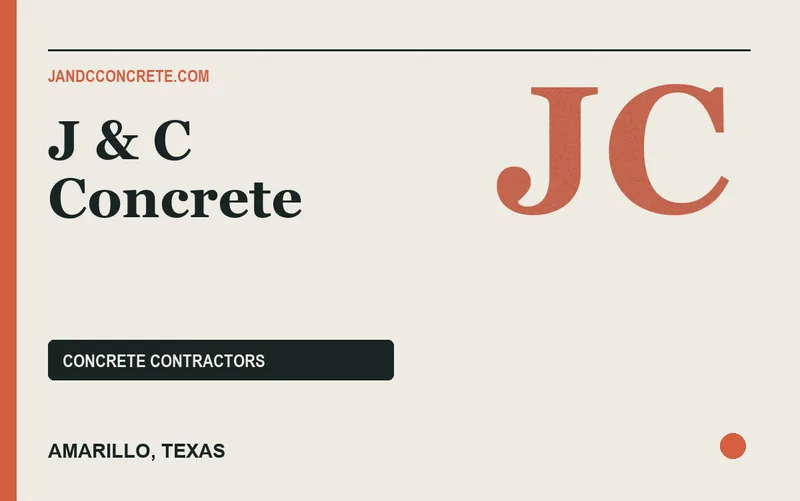 J & C Concrete in Amarillo, Texas