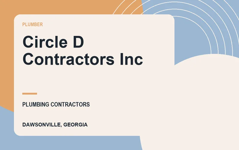 Circle D Contractors Inc in Dawsonville, Georgia