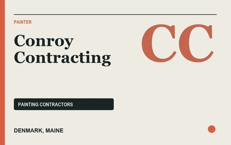 Conroy Contracting in Denmark, Maine