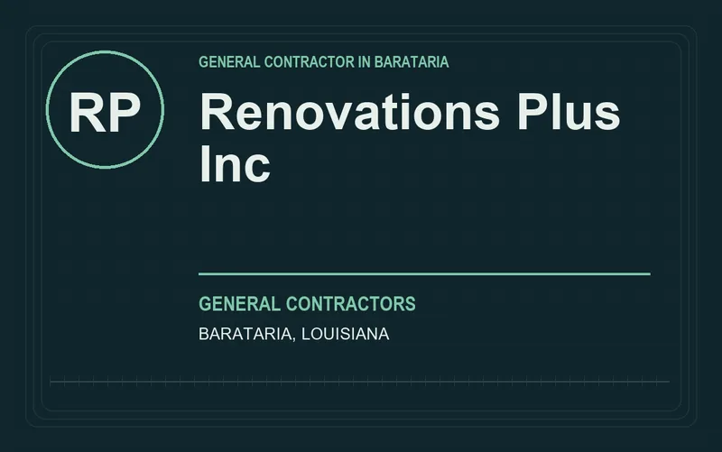 Renovations Plus Inc in Barataria, Louisiana