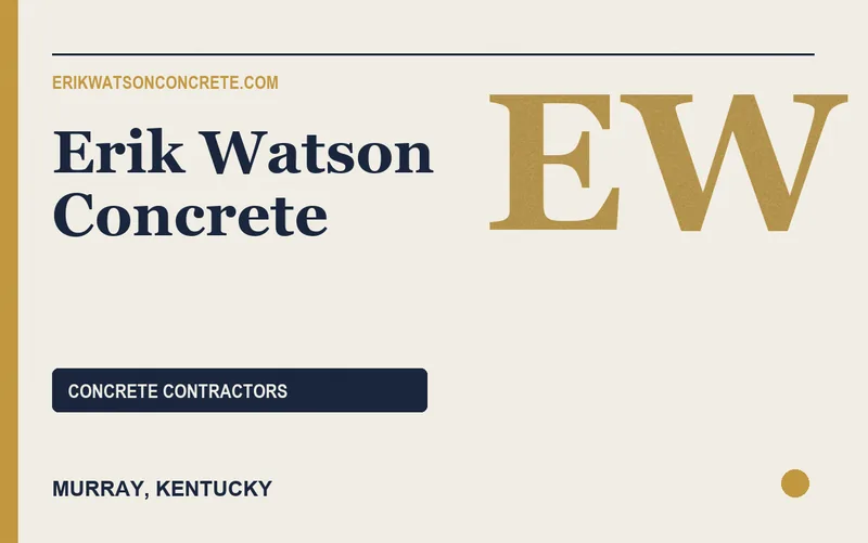 Erik Watson Concrete in Murray, Kentucky