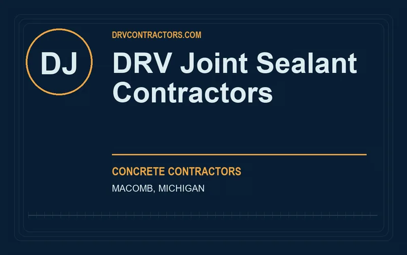 DRV Joint Sealant Contractors in Macomb, Michigan