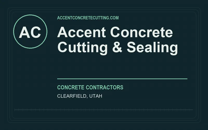 Accent Concrete Cutting & Sealing in Clearfield, Utah