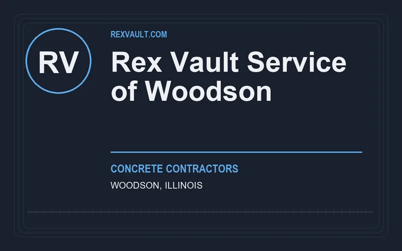 Rex Vault Service of Woodson in Woodson, Illinois
