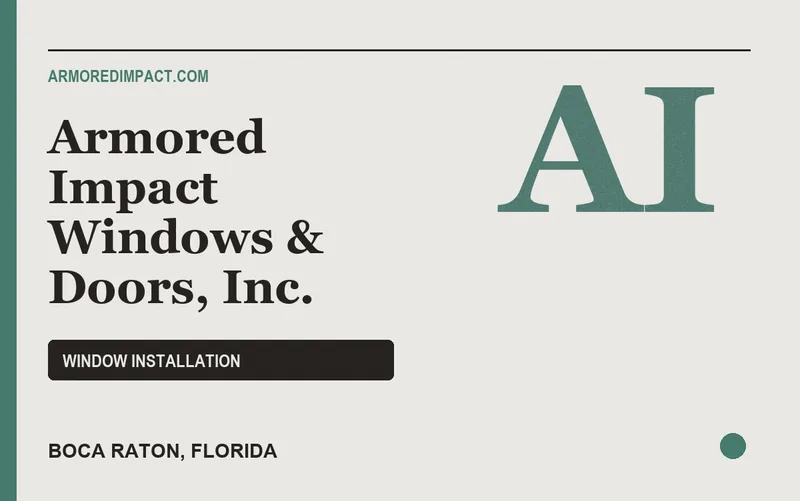 Armored Impact Windows & Doors, Inc. in Boca Raton, Florida