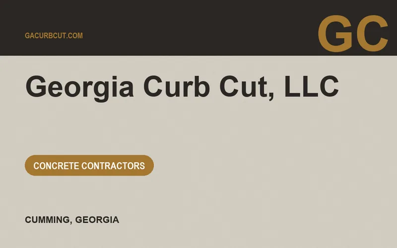 Georgia Curb Cut, LLC in Cumming, Georgia