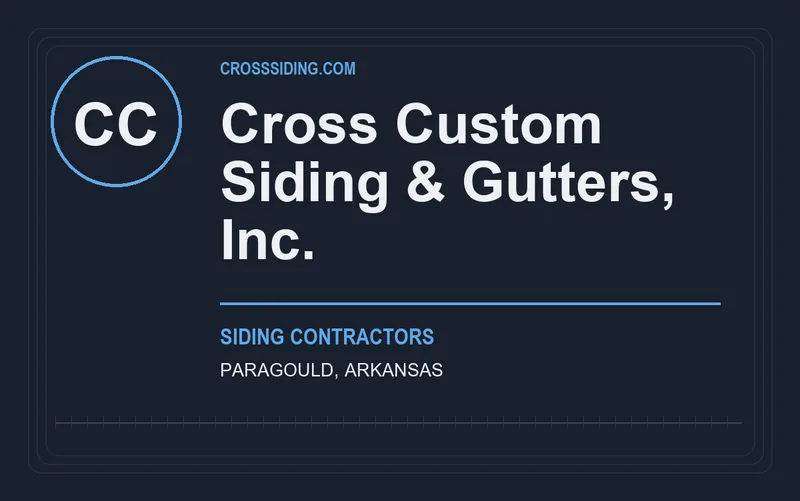 Cross Custom Siding & Gutters, Inc. in Paragould, Arkansas