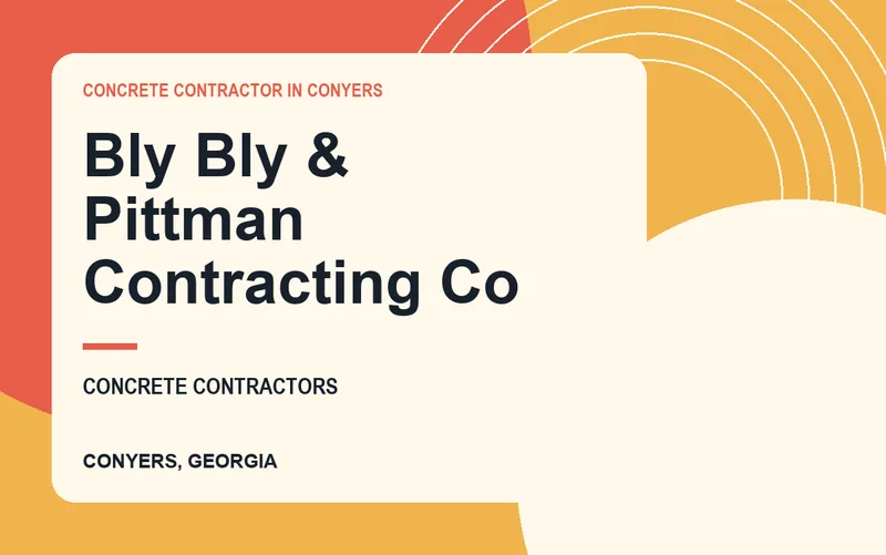 Bly Bly & Pittman Contracting Co in Conyers, Georgia