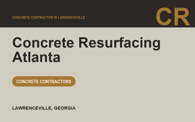 Concrete Resurfacing Atlanta in Lawrenceville, Georgia