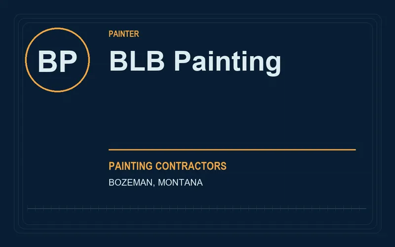 BLB Painting in Bozeman, Montana