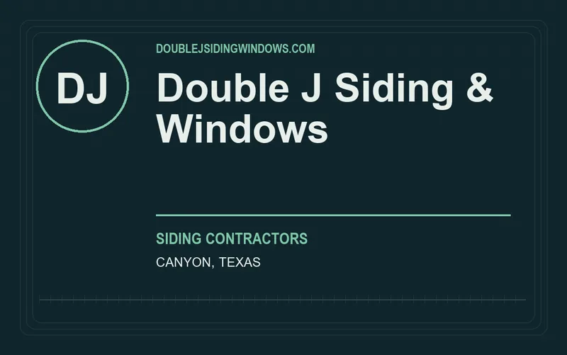 Double J Siding & Windows in Canyon, Texas