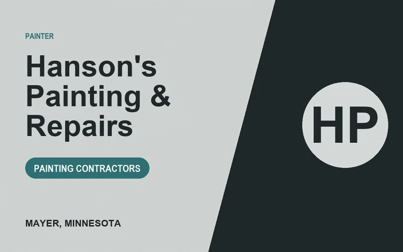 Hanson's Painting & Repairs in Mayer, Minnesota