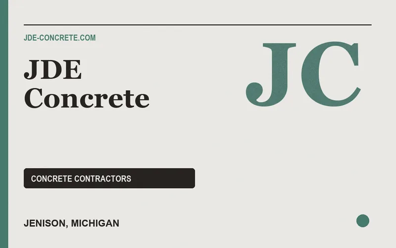 JDE Concrete in Jenison, Michigan