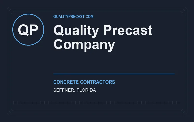Quality Precast Company in Seffner, Florida