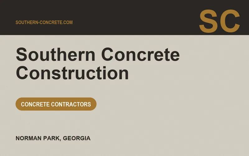 Southern Concrete Construction in Norman Park, Georgia