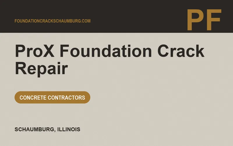 ProX Foundation Crack Repair in Schaumburg, Illinois