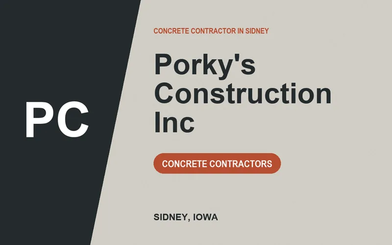 Porky's Construction Inc in Sidney, Iowa