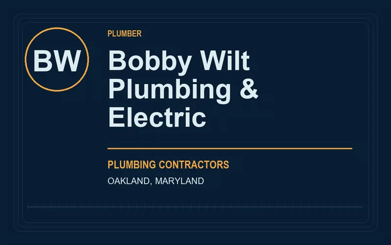 Bobby Wilt Plumbing & Electric in Oakland, Maryland