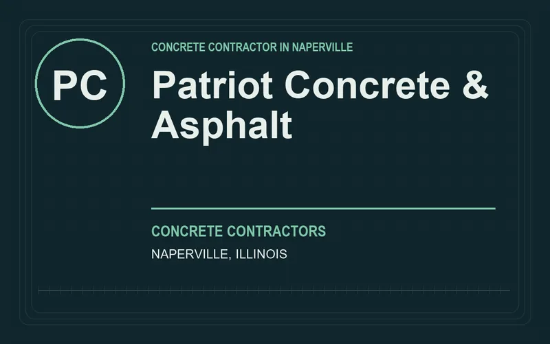 Patriot Concrete & Asphalt in Naperville, Illinois