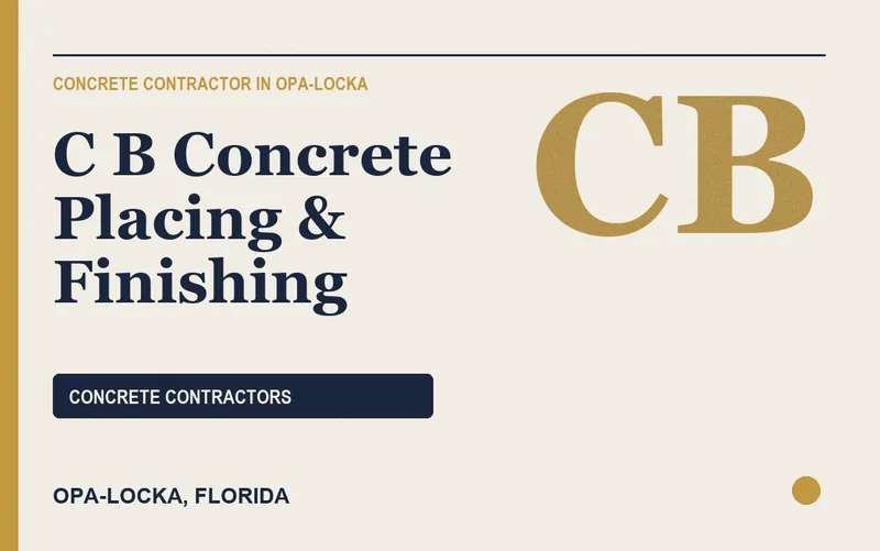 C B Concrete Placing & Finishing in Opa-locka, Florida