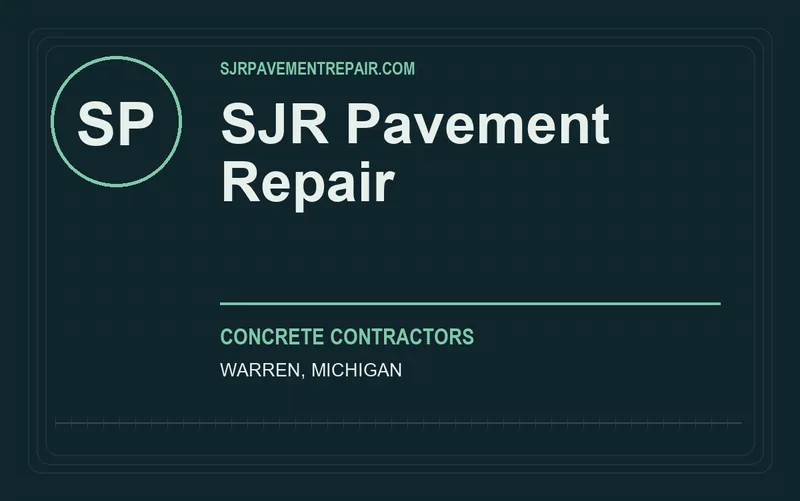 SJR Pavement Repair in Warren, Michigan