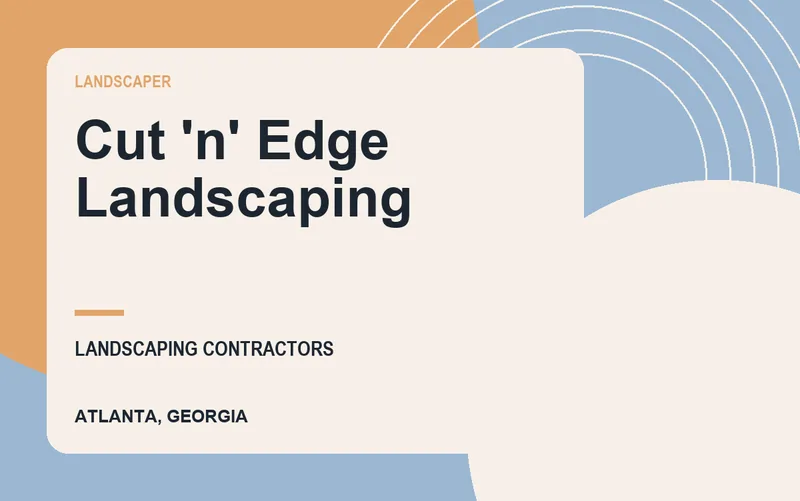 Cut 'n' Edge Landscaping in Atlanta, Georgia