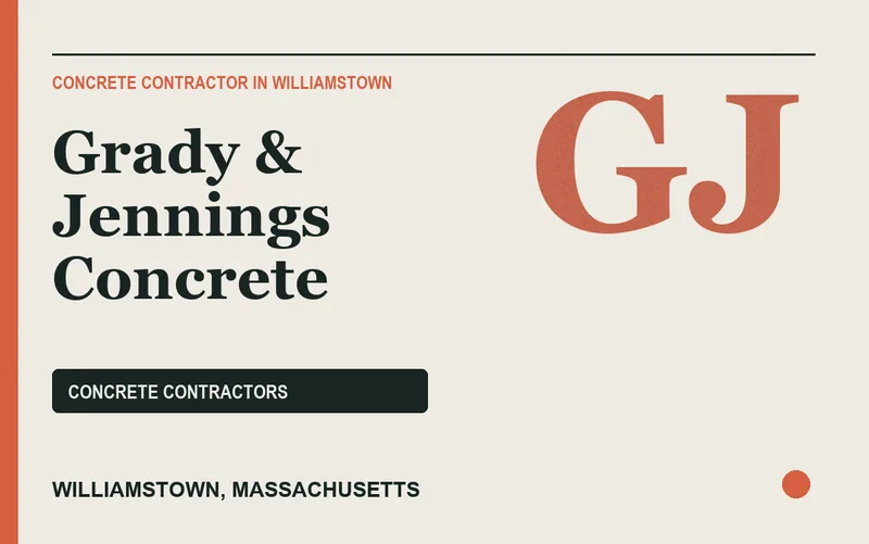 Grady & Jennings Concrete in Williamstown, Massachusetts
