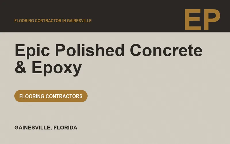 Epic Polished Concrete & Epoxy in Gainesville, Florida
