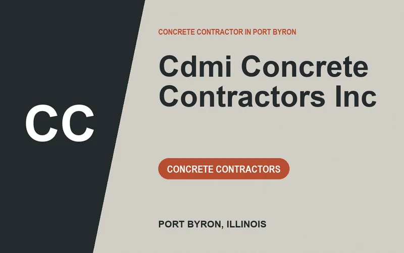 Cdmi Concrete Contractors Inc in Port Byron, Illinois