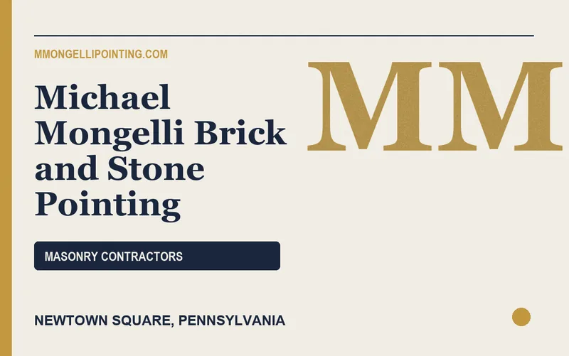 Michael Mongelli Brick and Stone Pointing in Newtown Square, Pennsylvania