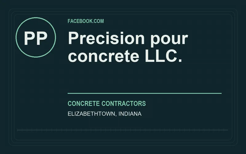 Precision pour concrete LLC. in Elizabethtown, Indiana