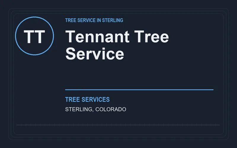 Tennant Tree Service in Sterling, Colorado