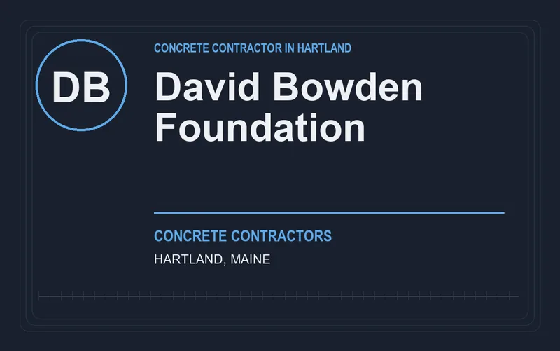 David Bowden Foundation in Hartland, Maine