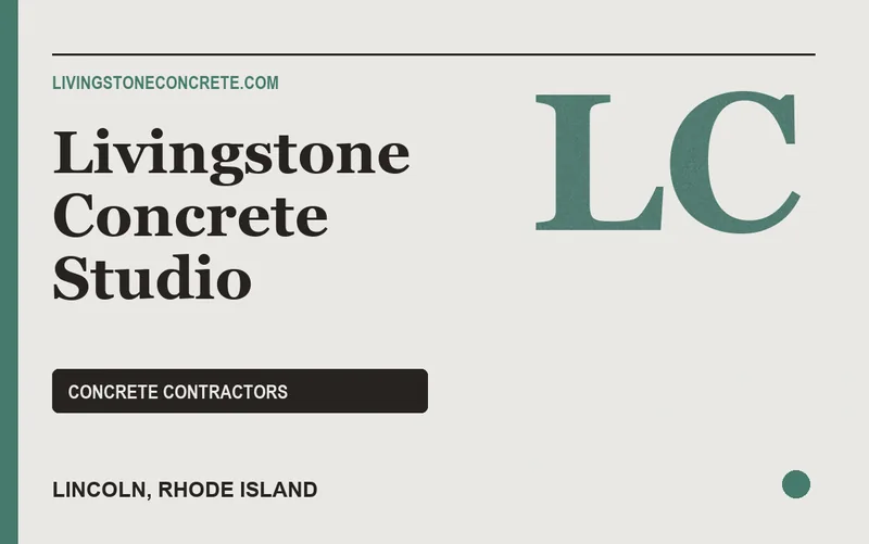 Livingstone Concrete Studio in Lincoln, Rhode Island