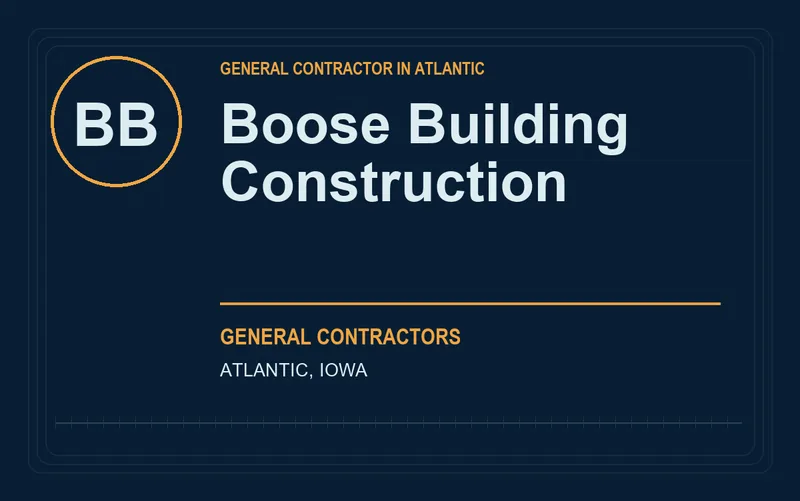 Boose Building Construction in Atlantic, Iowa